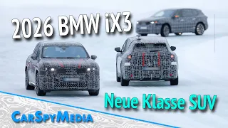 2026 BMW Neue Klasse X Electric SUV (NA5) Prototype Spied Winter Testing - Start Of A New EV Era