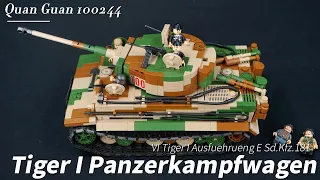 Quan Guan 100244 Tiger I Panzerkampfwagen VI Tiger I Ausfuehrueng E Sd.Kfz.181 Fruehe Produktion