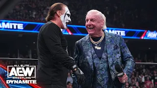 The Nature Boy RIC FLAIR in AEW?! An ICONIC gift for the LEGENDARY STING! | 10/25/23, AEW Dynamite