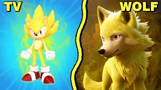 🐺 SONIC the Hedgehog CHARACTERS as WOLVES 2023