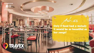 Legendary Indian singer Asha Bhosle's flagship restaurant in the Middle East - Asha's in Dubai