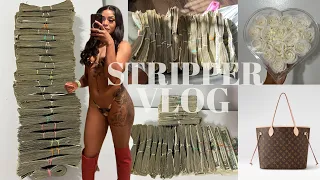 Weekly Stripper Vlog: 2K in 2 Days! BAG SECURED, Kevin Gates came, 10K Giveaway , FT. ROSE FOREVER ヅ