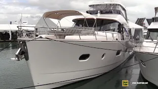 2022 Belize 66 Daybridge Luxury Yacht - Walk Through Tour - 2022 Miami Boat Show