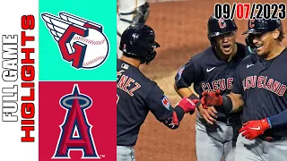 Los Angeles Angels vs Cleveland Guardians FULL GAME HIGHLIGHTS  [TODAY] September 07, 2023