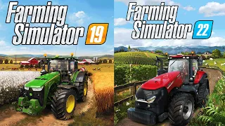 Fs 22 vs Fs 19 Farming Simulator 22 vs Farming Simulator 19