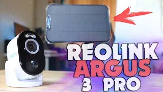 Обзор Reolink Argus 3 Pro / Беспроводная 2к Камера с солнечной панелью +конкурс без репостов