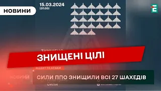 ☠️МАСОВАНА АТАКА: росіяни гатили ракетами С-300, С-400 та Х-59 , атакували 27-ма шахедами