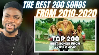 🇬🇧BRIT Reacts To THE BEST SONGS FROM 2010 TO 2020!