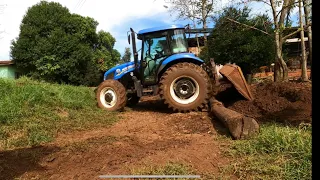 Preparando trincheira