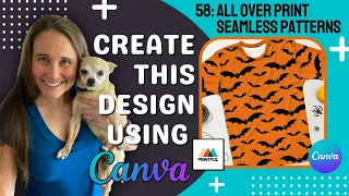 Make all over print products using seamless patterns on Canva