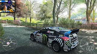 Ken Block Gymkhana Ford Fokus RS WP 2016 | Forza Horizon 4 + Logitech G920 PC