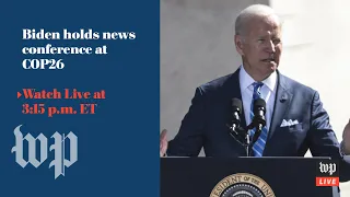 Second day of COP26 in Scotland, including Biden's news conference - 11/2 (FULL LIVE STREAM)