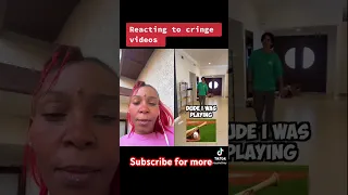 Reacting to cringe TikTok videos #reaction #explore #viral #cringe subscribe for more 👍🏾