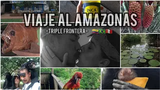 VLOG: VIAJE AL AMAZONAS 🇨🇴🇧🇷🇵🇪 TRIPLE FRONTERA ENTRE COLOMBIA, BRASIL Y PERÚ 🌿🐊🍈 LETICIA Y TABATINGA