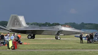 F-22 Raptor Demo Oshkosh AirVenture 2023