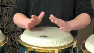 How to do Doubles or Roll on Conga (Palm - Finger Technique)