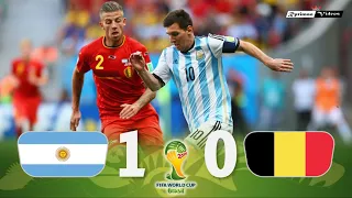 Argentina 1 x 0 Belgium ● 2014 World Cup Extended Goals & Highlights HD