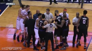 KRISTAPS PORZINGIS FIGHTS MARQUEESE CHRIS!!