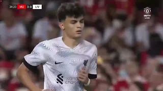 Stefan Bajcetic 17 years old Liverpool 2022