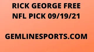 FREE NFL PICK September 19, 2021 from Rick George