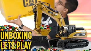 UNBOXING & LETS PLAY - Diecast Masters RC Excavator Caterpillar 330D L CAT 1:20 Scale