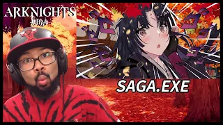 BOOSTSTREAMS SAGA.EXE REACTION! | Arknights Memes