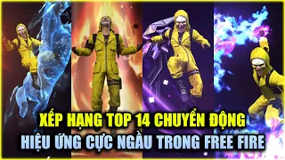 Free Fire | Xếp Hạng 14 CHUYỂN ĐỘNG Trong Free Fire Hiệu Ứng Cực Khủng Cực Chất | Rikaki Gaming