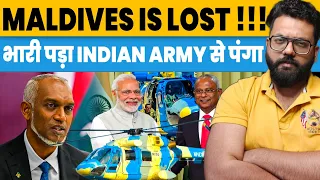 Maldives in troubles after removing indian army not able to operate gifted aircrafts, asking