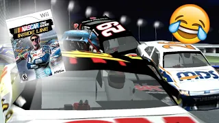 NASCAR BUT IT IS ON THE NINTENDO WII