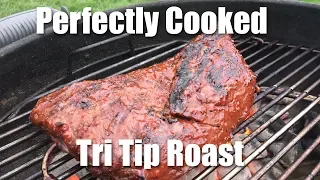 How to Perfectly Cook a Tri Tip Roast on a BBQ Grill | Reverse Sear Method