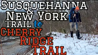 Susquehanna & New York Trail to Cherry Ridge Trail - Winter Backpacking - Loyalsock State Forest