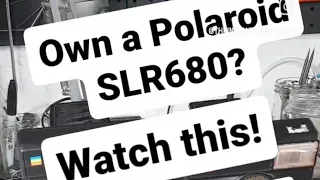 Own a Polaroid SLR680? WATCH THIS!