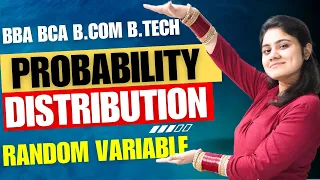 Probability Distribution|Random Variable|Statistics|BBA|BCA|B.COM|B.TECHDreamMaths