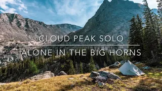 6 Day Solo Backpacking Trip in Cloud Peak Wilderness Wyoming