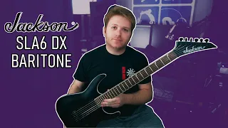 LIKE PLAYING AIR  -  Jackson SLA6 DX Baritone Guitar Playthrough and Review