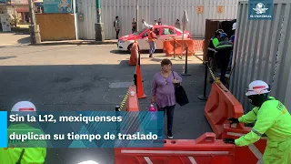 Sin la Línea 12 del Metro, mexiquenses hacen éxodo para salir de Tláhuac