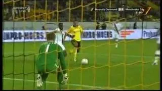 Lewandowski Borussia Dortmund vs Manchester City 3 1