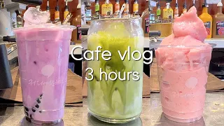 🏆Cafe Vlog 3 hour collection🏆 / Cafe Vlog Collection / beverage production / Asmr / Nobgm