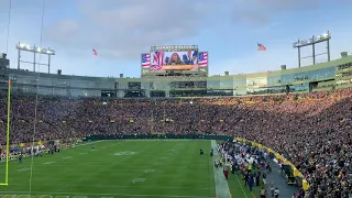 F15 Eagle Flyover, Lambeau Field, Packers V Seahawks, 11/14/2021