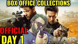 WAR BOX OFFICE COLLECTION DAY 1 | INDIA | OFFICIAL | HRITHIK ROSHAN | TIGER SHROFF | ALL TIME RECORD