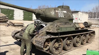 В Бурятии нашли легендарный танк Т-34 времен Великой Отечественной войны