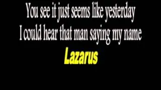 Lazarus come forth video