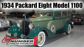 1934 Packard Eight Model 1100 Sedan at Ellingson Motorcars in Rogers, MN