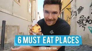 My 6 MUST EAT PLACES in Lisbon Portugal - Vlog 204