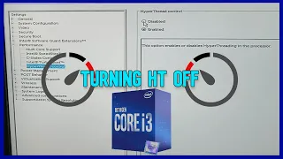 Turning Off Hyperthreading On The i3-10100