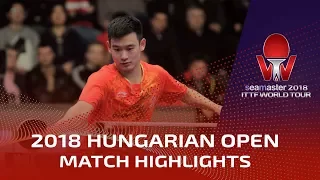 2018 Hungarian Open Highlights: Wang Chuqin vs Liu Dingshuo (1/2)