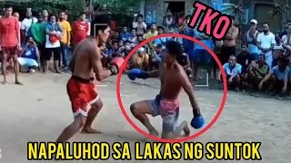 NAPALUHOD SA LAKAS NG SUNTOK NI MANUGAS 😱