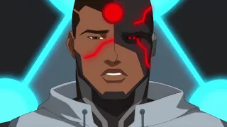 Cyborg Gets Fatherbox Removed  Young Justice Outsiders| Киборг получает силу куба