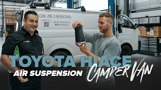 Toyota Hiace Camper Van Air Suspension with Epic Custom Interior ft. Cool 2Be Conscious & Auto Giant