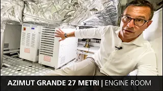 Sneak Peek | Engine Room | Azimut Grande 27 Metri